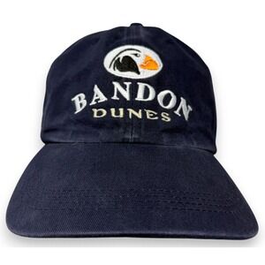 Ahead Vintage Bandon Dunes Golf Resort Hat Navy Blue Adjustable Strapback Cap